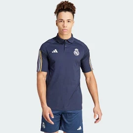 Adidas 2023-2024 Real Madrid Polo Forması (Efsane Mürekkep) Donanma Small 36-38 inch Chest