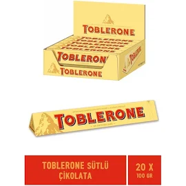 Toblerone Milk Sütlü Çikolata 20 X 100 G