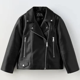 Zara - Biker Ceket - Siyah - Unisex