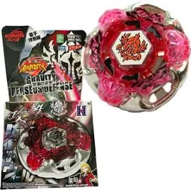 Beyblade BB80-D Beyblade Metal Fusıon Gravity Perseus Destroyer-D Wl-Fırlatıcısız - (ClearEyelets)Black-RadiantOrchid