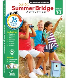 Summer Bridge Activities 1st Grade Workbooks to 2nd Grade Workbooks, Math, Reading Comprehension, Writing, Science Summer Learning Activities, 2nd .