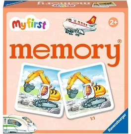 Ravensburger Oyunlar - 20878 - My first memory araçları, 2 yaşından büyük çocuklar için ekstra büyük resimli kartlarla işaret ve arama oyunu