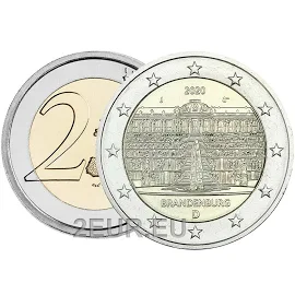 Germany 2 euro UNC 2020 - Palace in Potsdam - G - Karlsruhe