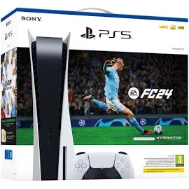 Sony PS5 PlayStation 5 Disc EA SPORTS FC 24 Edition Console (New),Official Warranty