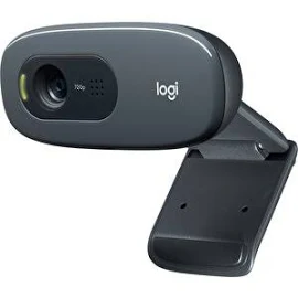 Logitech C270 Hd 720P Mikrofonlu Web Kamerası - Siyah (Yurt Dışından) - Kırmızı - Siyah