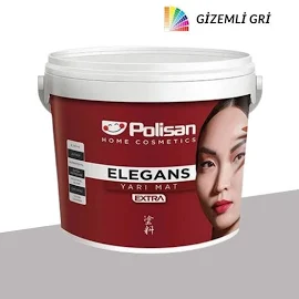 Polisan Elegans Extra Yarı Mat Gizimli Gri 7,5 Litre