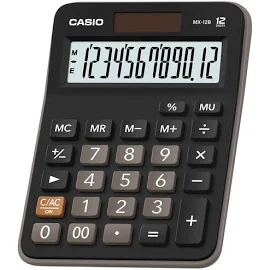 Casio Mx-12b-Bk 12 Hane Masaüstü Hesap Makinesi