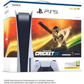 Sony PlayStation 5 - PS5 Console Cricket 24 Bundle