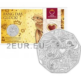 Austria 5 euro Silver coin 2022 - Happiness is a Bird