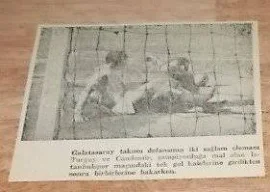 GALATASARAY-İSTANBULSPOR MAÇI GAZETE KUPÜRÜ ( 1962 )