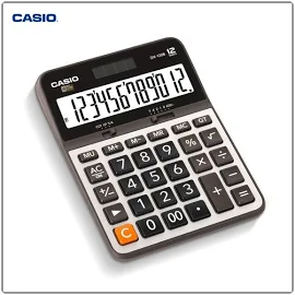 Casio Dx-120b Masaüstü 12 Haneli Hesap Makinesi Gri