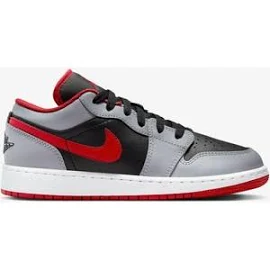 Nike Air Jordan 1 Low (Gs)-553560-060 - 38,5 - Siyah