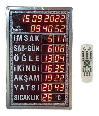 Eastar Büyük Boy Ezan Okuyan Krom Namaz Vakit