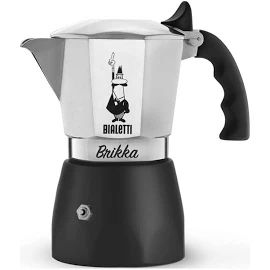 Bialetti New Brikka Mokapot 2 Cup Siyah