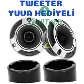 Audiomax Araç Dome Tweeter 600w Amfi Uyumlu Profesyonel