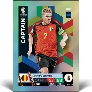 Euro 2024 Captain De Bruyne Futbolcu Kartı