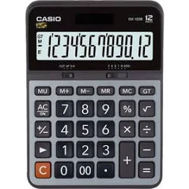 Casio Hesap Makinası Masa Üstü 12 Hane DX-120B Siyah