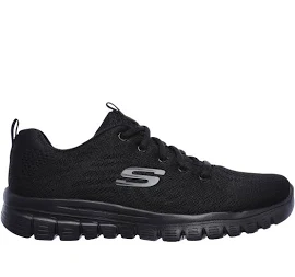 Skechers Graceful-Get Connected 12615-BBK Kadın Spor Ayakkabı Siyah