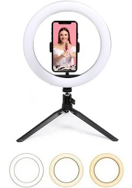 Buffer 8inc 20cm Youtube Instagram Tiktok Selfie Studyo Video Fotograf Ring Light Tripod Led Halka Isik