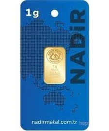 Nadir Gold 24 Ayar Külçe Gram Altın 1 Gr. - Kare