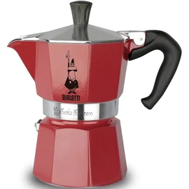 Bialetti Express Moka Pot, 3 Cup, Kırmızı