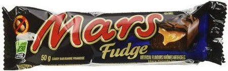 Mars Fudge Chocolate Bar 50g 1.8oz Imported Canada