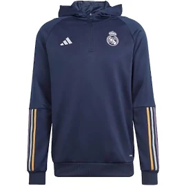 Adidas 2023-2024 Real Madrid Kapüşonlu (Efsane Mürekkep) Donanma XXXL 48-50 inch Chest