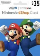 Nintendo eShop Gift Cards US 35 Dolar