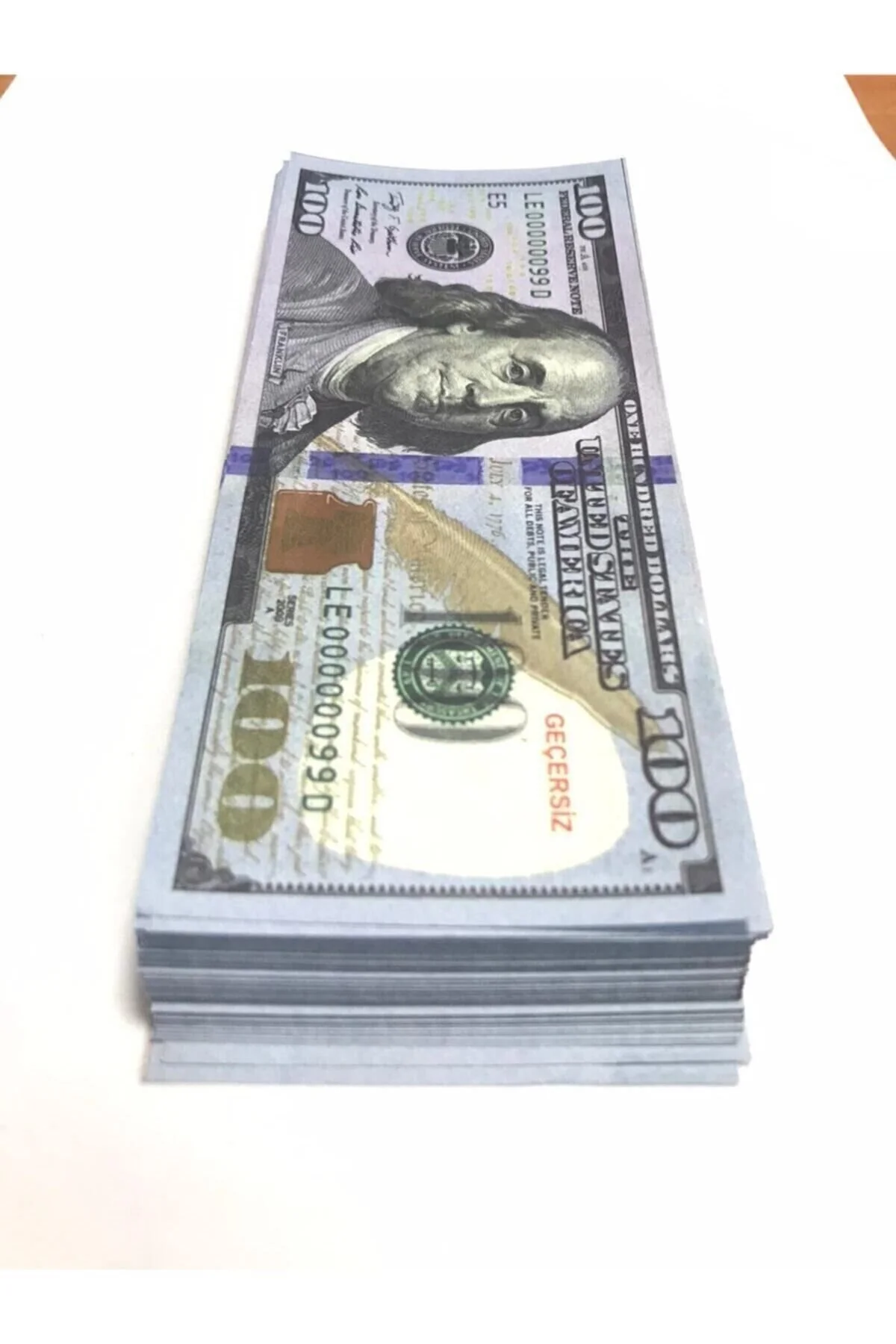 Kelepir Fırsatlar 75 Adet 100 Dolar Geçersiz Şaka Düğün Oyun Parası Oyuncak Para