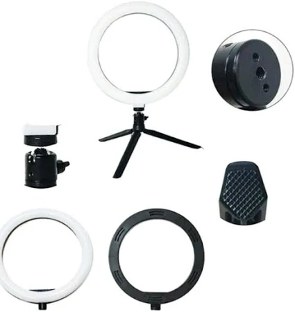 DecoTown 8inc 20cm Youtube Instagram Tiktok Selfie Studyo Video Fotograf Ring Light Tripod Led Halka Isik