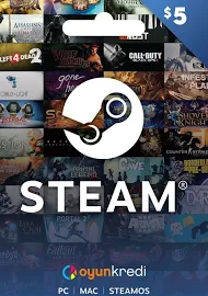 Steam Cuzdan Kodu 5 USD