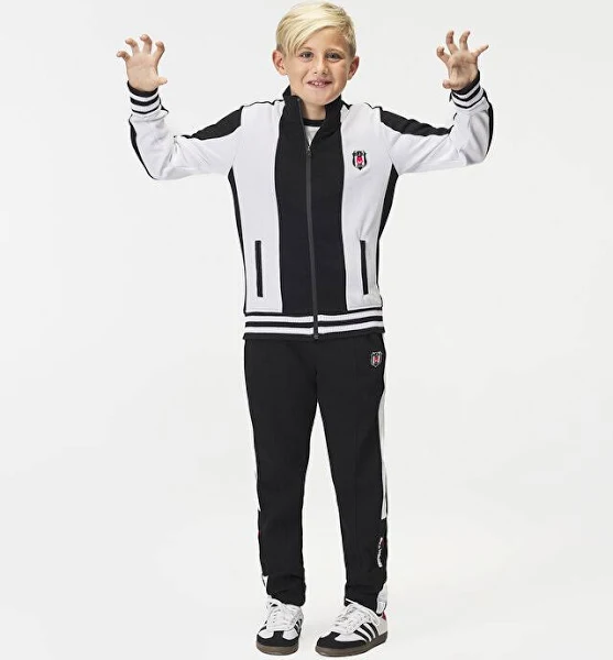 BEŞİKTAŞ JR ÇUBUKLU FERMUARLI SWEATSHIRT 6526273T3