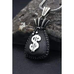 Prestige Gümüş Dolar Desenli 925 Ayar Gümüş Kolye Zincir - 50 cm