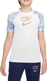 Nike CR7 Older Kid's Çocuk Beyaz Futbol T-shirt DV3122-100