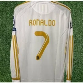 Hakan Spor 2011 Sezon Real Madrid Ronaldo Retro Forması - 001-Beyaz - M