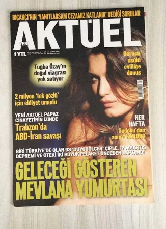 Yeni Aktüel Haftalik Haber Dergisi - Sayi 32 - 21-27 Şubat 2006 - Biçakçi’Nin “Yanitlarsam Cezamiz Katlanir” Dediği Sorular - Tuğba Özay’in Doğal