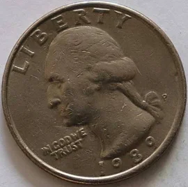 Abd Çeyrek Dolar 1989 - 1/4 Quarter Dolar 5463