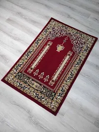 Saray Halı Namazlık Seccade 10557 KPS Kırmızı 65x115 cm