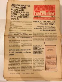 Mimarlik Haberler 18 Mayis 1977 Sayi 34 - Sendikal Mücadelede Yeni Bir Örnek