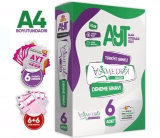 AYT Asimetrik Deneme Paketi 6lı Türkiye Geneli Değerlendirmeli