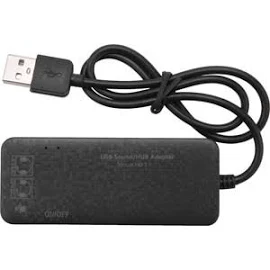 Gui Xulian 3 Port USB 2.0 Hub Harici 7.1ch Ses Kartı Kulaklık Mikrofon Adaptörü Pc Siyah (Yurt Dışından)