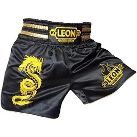 Leon Dragon Muay Thai ve Kick Boks Şortu Siyah