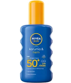 Nivea Sun 50+ Güneş Spreyi 200ml Koruma Nem