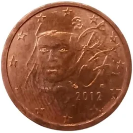 Fransa 2 Euro Cent 2012