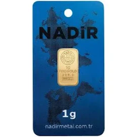 Agakulche Nadir 1 Gram (995) 24 Ayar Külçe Altın