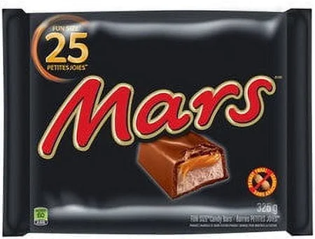 Mars Chocolate Halloween Candy Bars 25 Pack 325g 11.5 oz