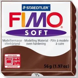 Steadtler Fimo Soft Polimer Kil 57GR 75 Chocolate