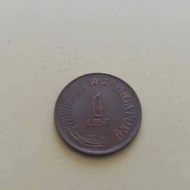 1982 Singapur 1 Cent, Efemera