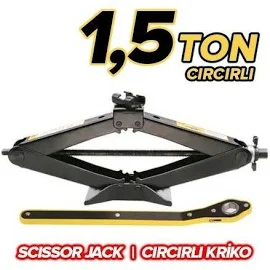 Scissor Jack 1.5 Ton Makaslı Mekanik Kriko