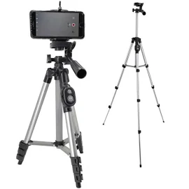 Yunteng Dk-3888 Bluetooth Kumandalı Tripod 32 - 106 Cm Gri - Siyah